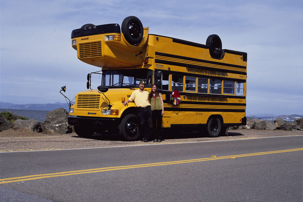 Topsy-Turvy: невероятно забавный школьный автобус-перевертыш